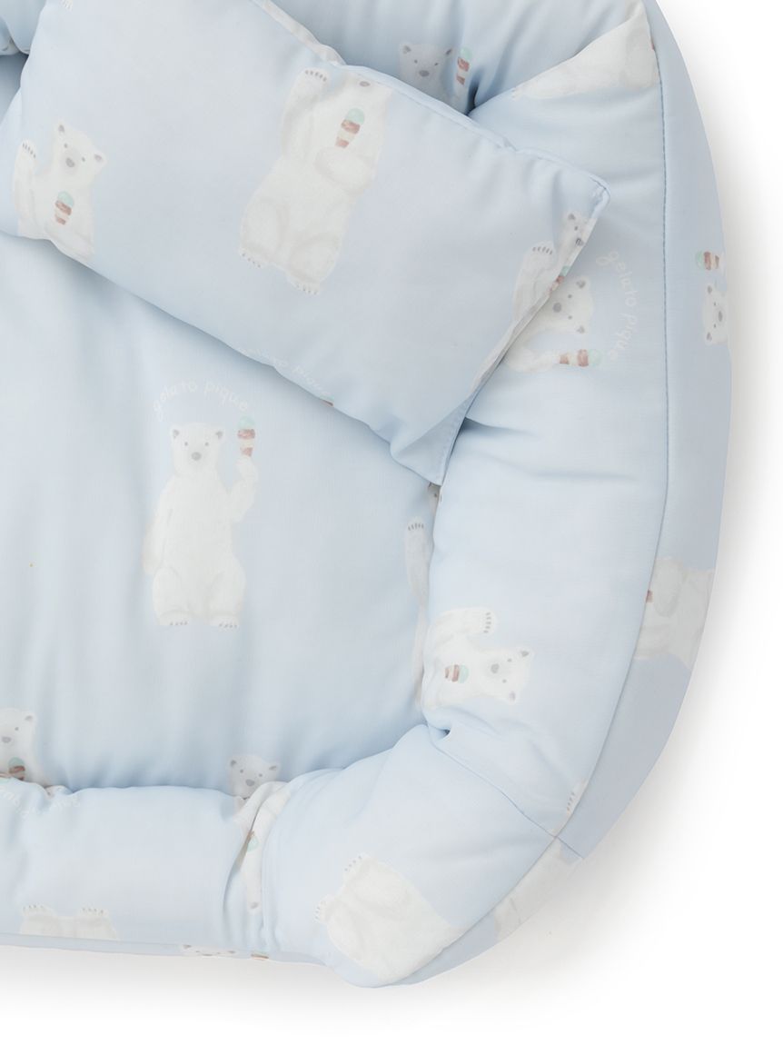 CAT&DOG】【接触冷感】シロクマ柄COOLINGベッドSサイズ(ベッド