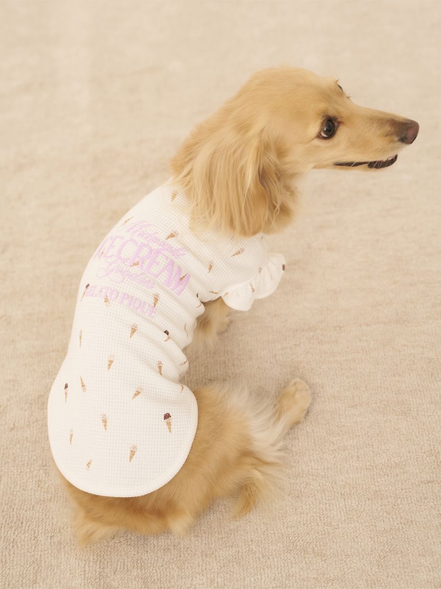 【新品・タグ付き】ジェラートピケ　プルオーバー イングリッシュシープードッグ CAT&DOG】ベビモコネップdogプルオーバー(ウェア)｜ルームウェア