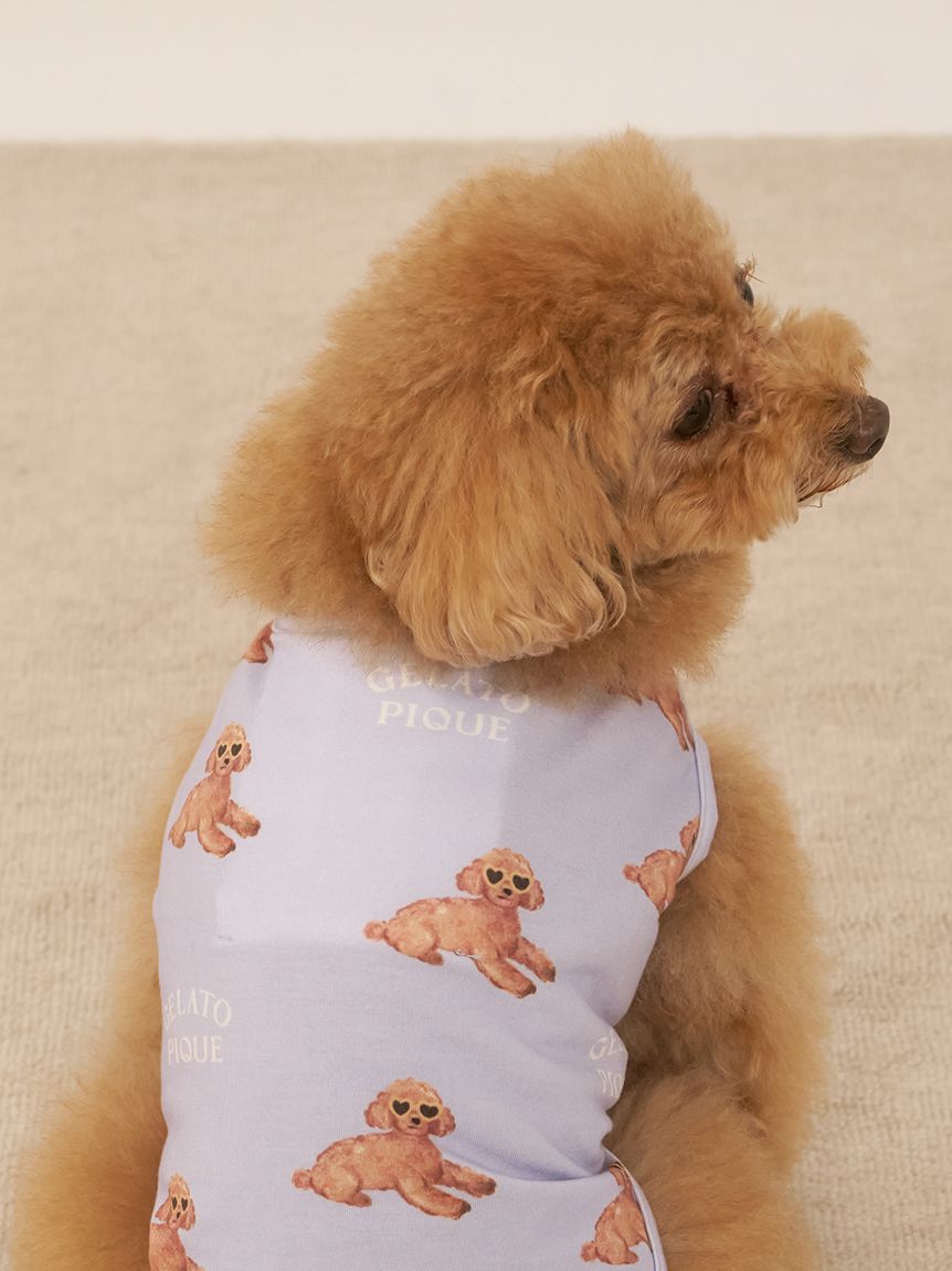 CAT&DOG】【接触冷感】サマートイプードル柄プルオーバー(ウェア