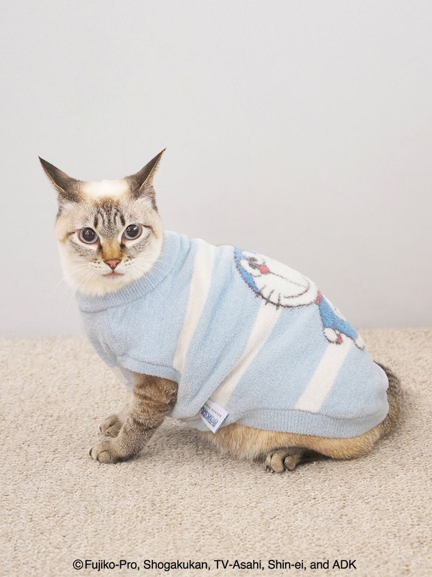 ドラえもん】【CAT&DOG】ジャガードプルオーバー(ウェア