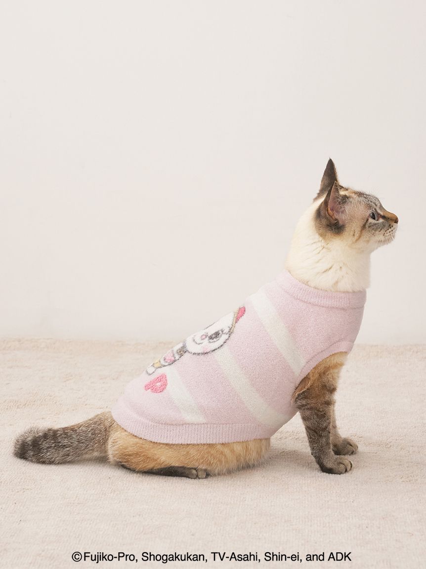 vwnsfwmygyさま　ベビモコCATジャガードプルオーバー ピンク ベビモコCATジャガードプルオーバー（プルオーバー）｜gelato