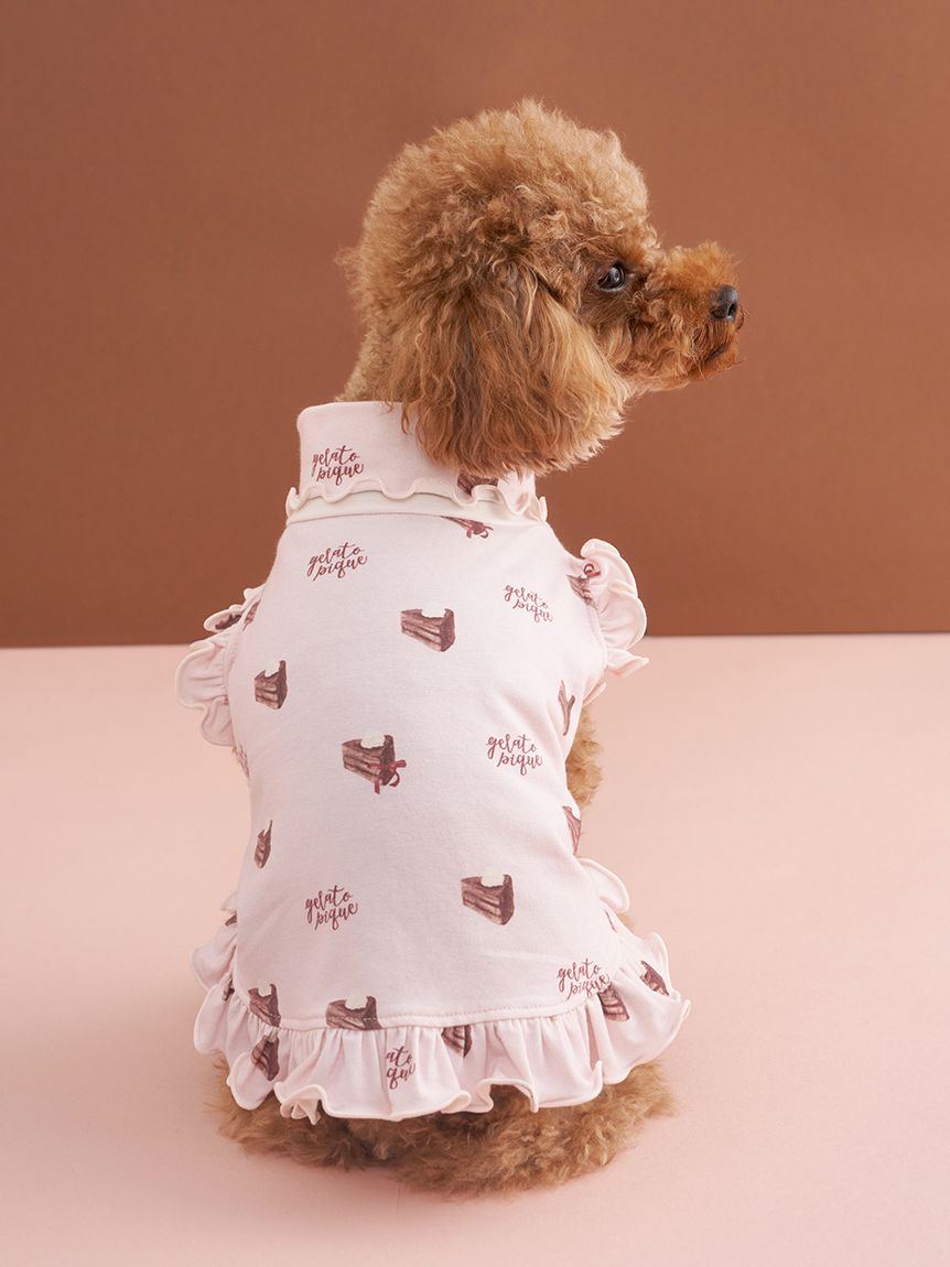 Gelato Pique CAT柄ルームウェアセット gelato pique ジェラートピケ CAT柄ワンポイントTシャツ&ロング