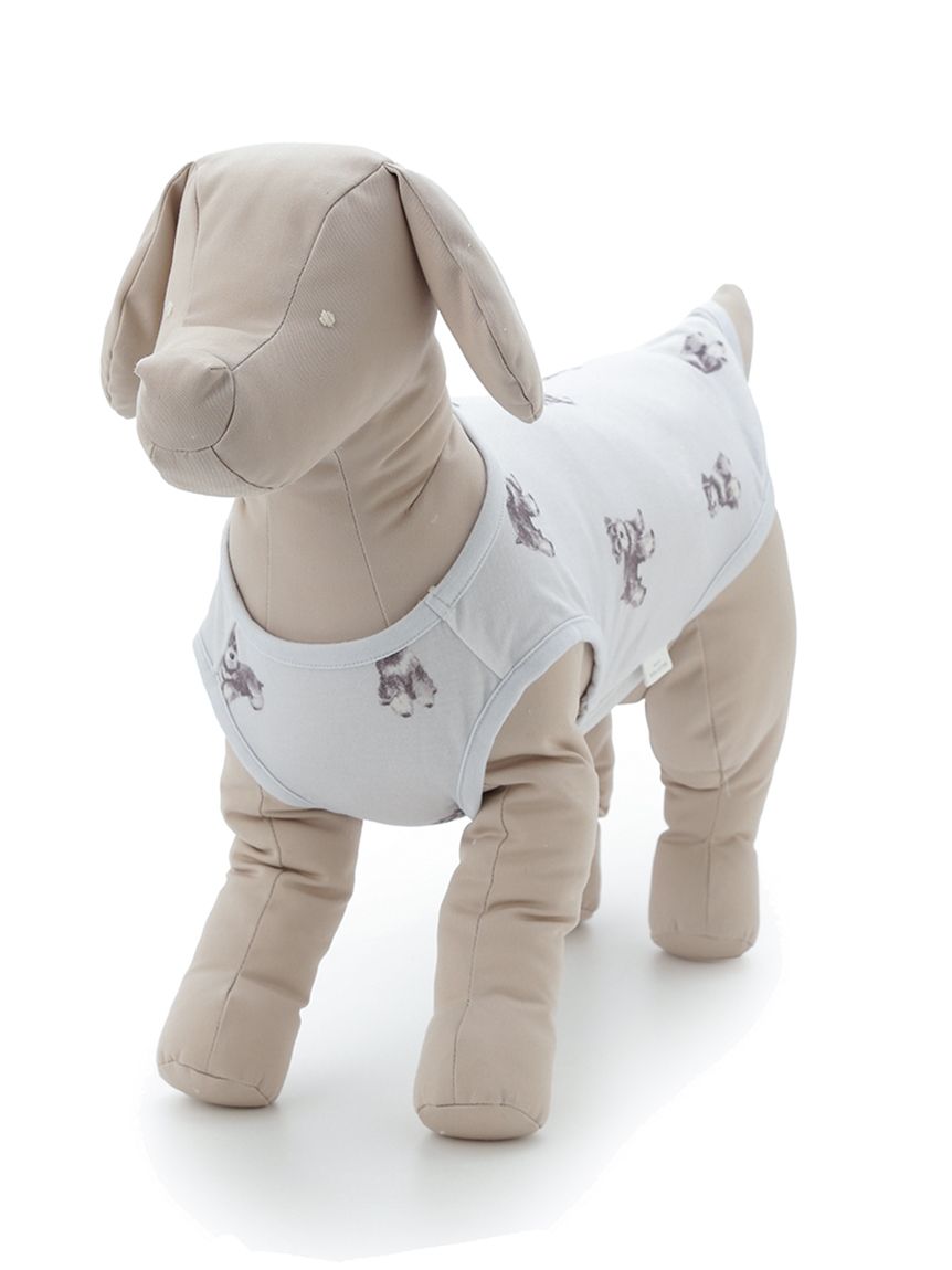 MASH SUMMER WEEK限定】【CAT&DOG】シュナウザー柄カットソー