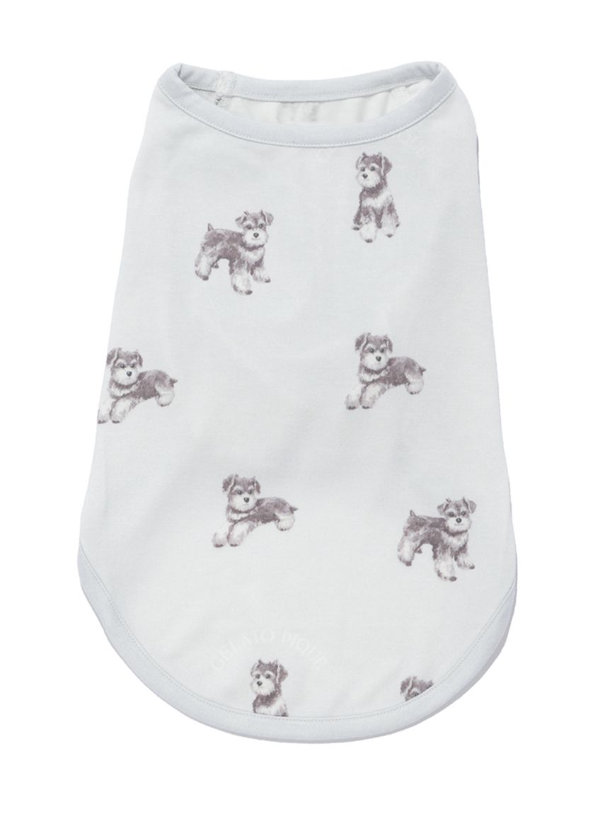 MASH SUMMER WEEK限定】【CAT&DOG】シュナウザー柄カットソー