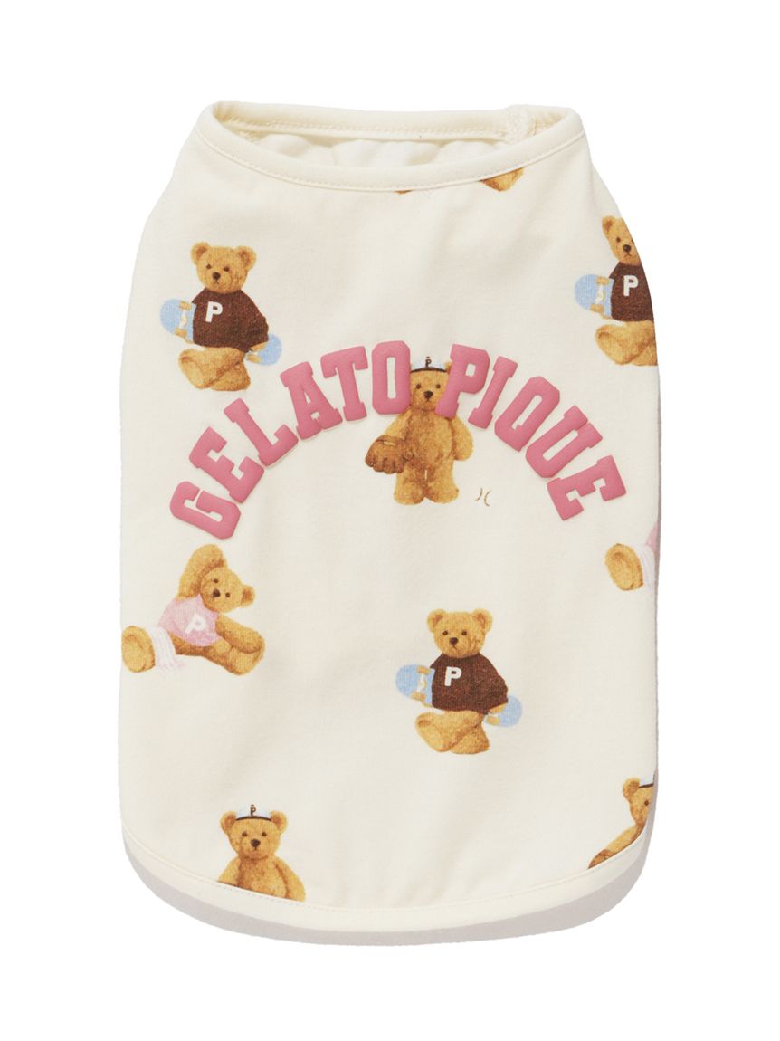 ジェラートピケ　ベア柄プルオーバー　最終値下げ gelato pique（ジェラートピケ）【CAT&DOG】【販路限定商品