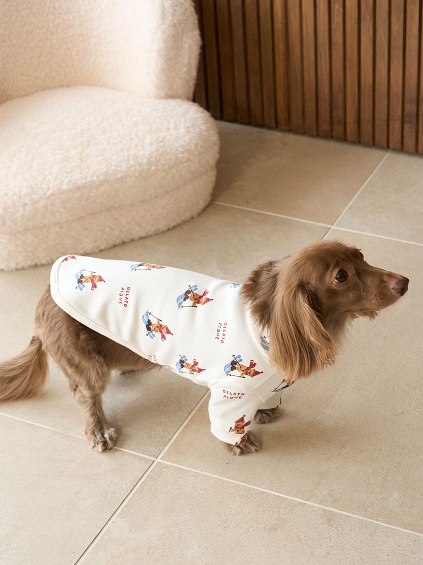 HOLIDAY】【CAT&DOG】スキーベア柄カットソー(ウェア)｜ルームウェア