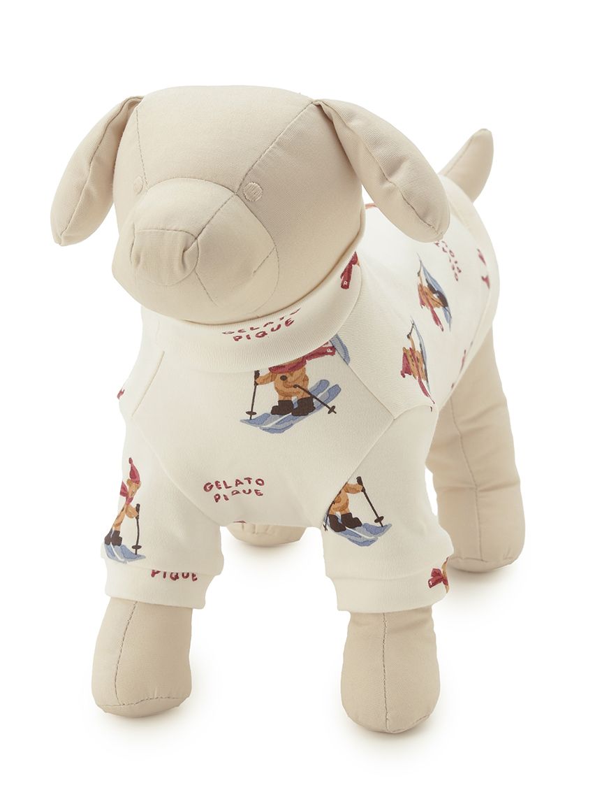 HOLIDAY】【CAT&DOG】スキーベア柄カットソー(ウェア)｜ルームウェア