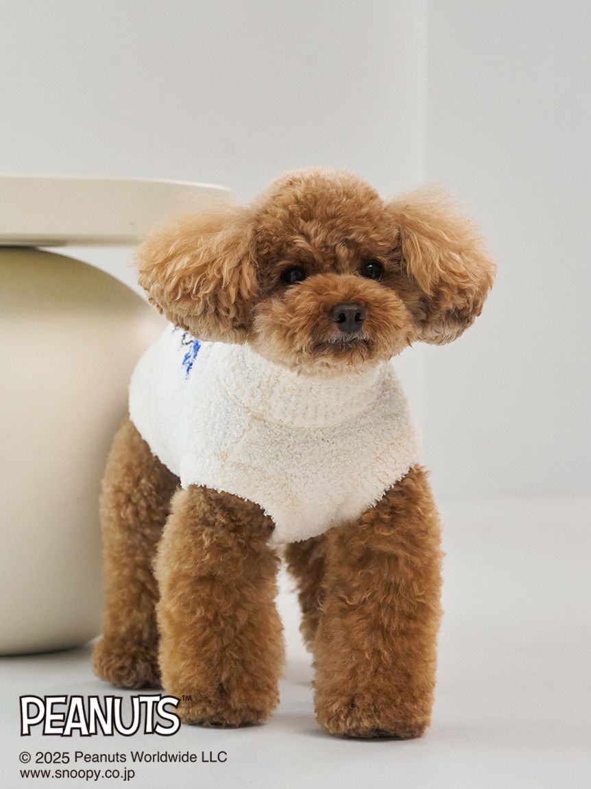 PEANUTS】【CAT&DOG】オリジナルアート ジャガードプルオーバー(ウェア