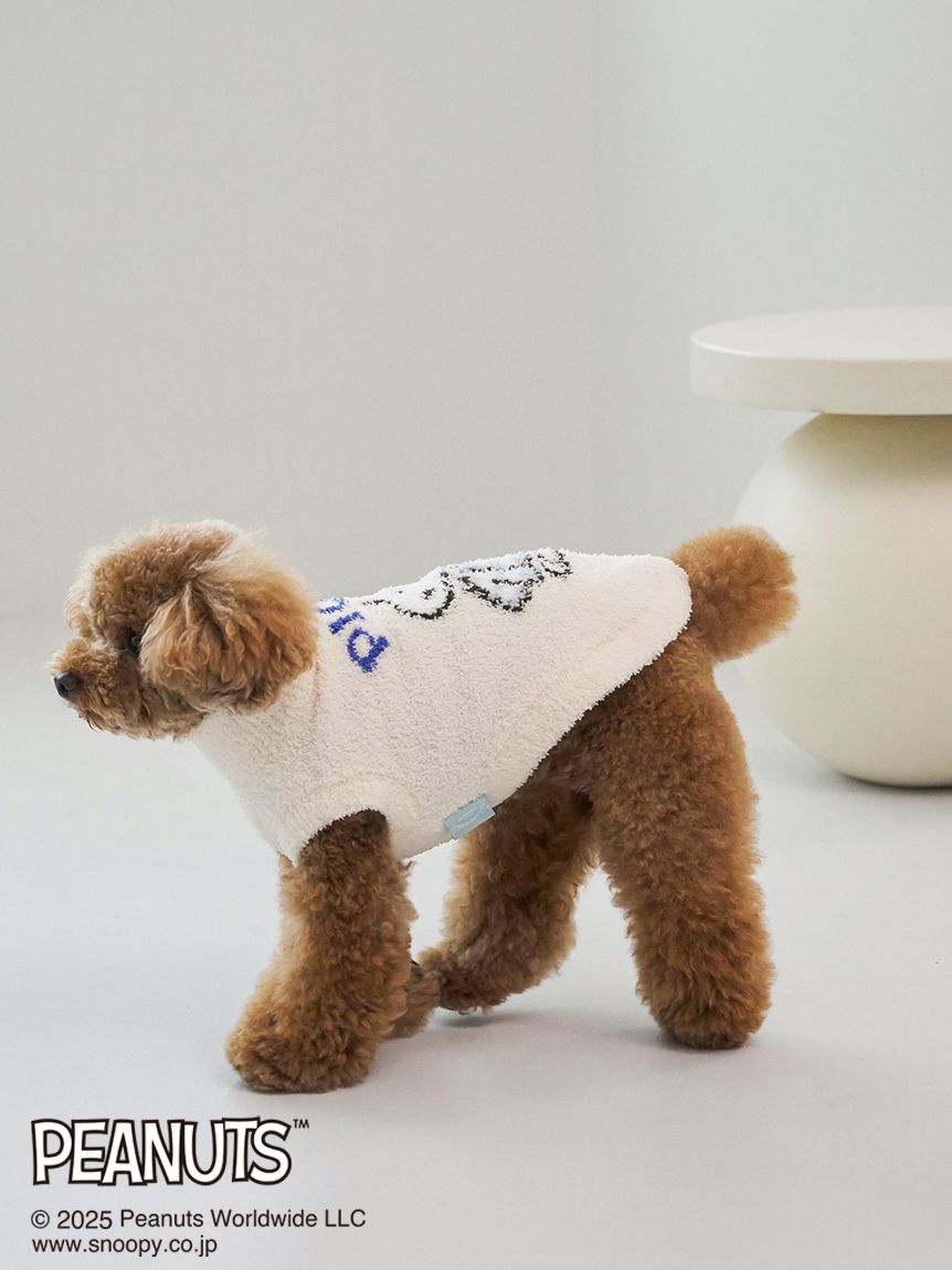 PEANUTS】【CAT&DOG】オリジナルアート ジャガードプルオーバー(ウェア