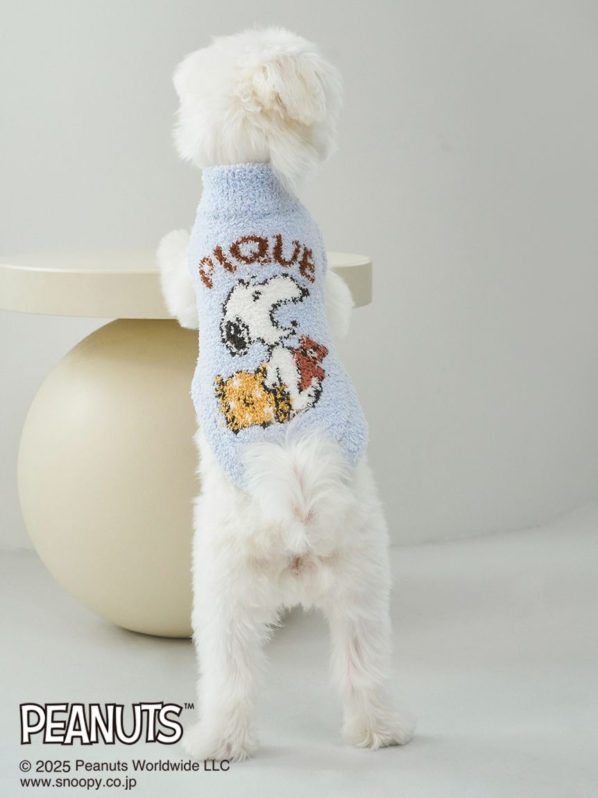 PEANUTS】【CAT&DOG】オリジナルアート ジャガードプルオーバー(ウェア