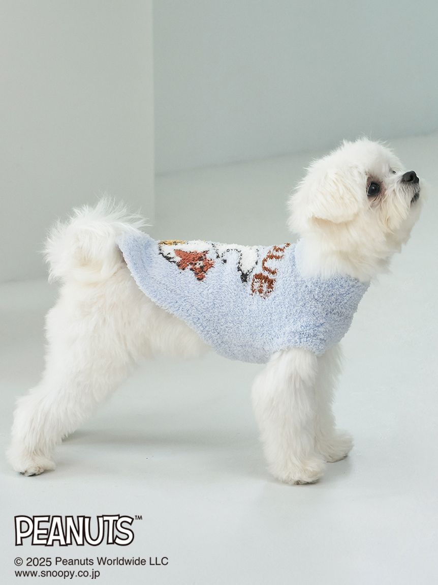 PEANUTS】【CAT&DOG】オリジナルアート ジャガードプルオーバー(ウェア