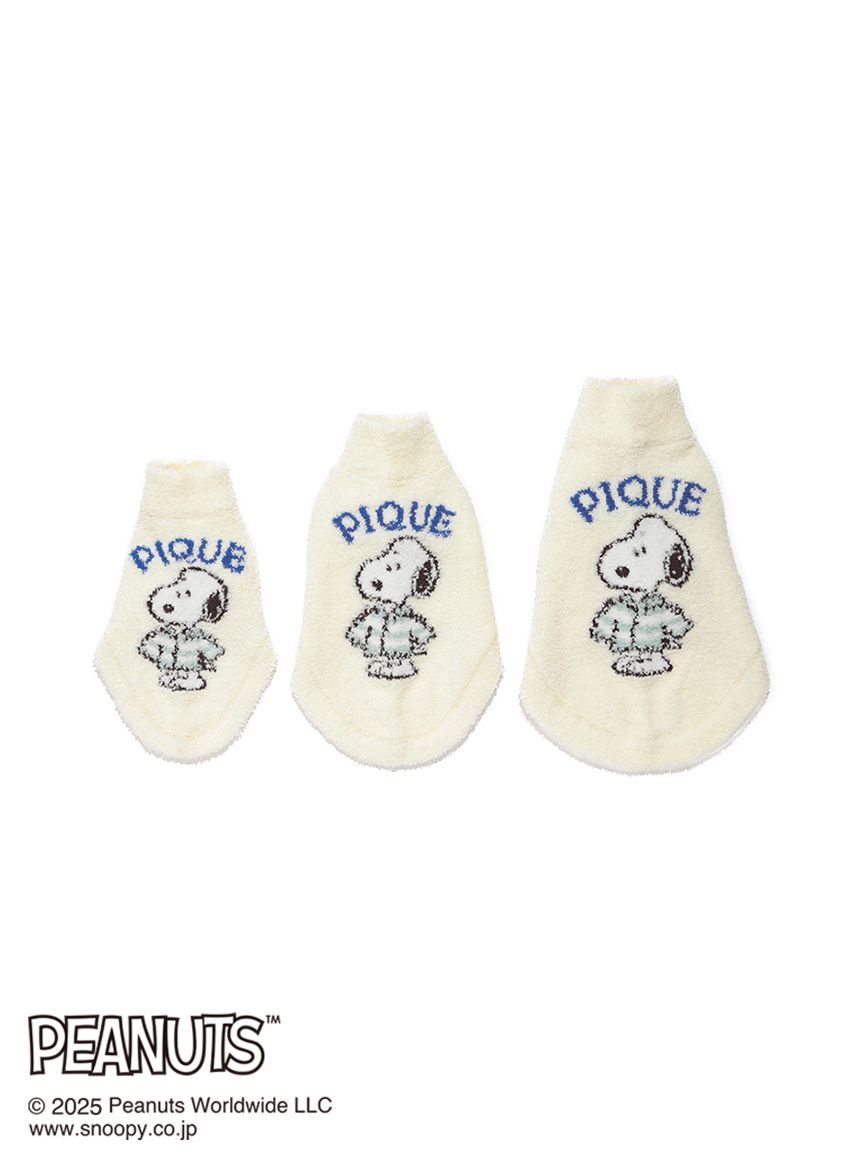 ジェラピケ　スヌーピー　【PEANUTS】オリジナルアートジャガードプルオーバー gelato pique｜【PEANUTS】オリジナルアート ジャガードプルオーバー