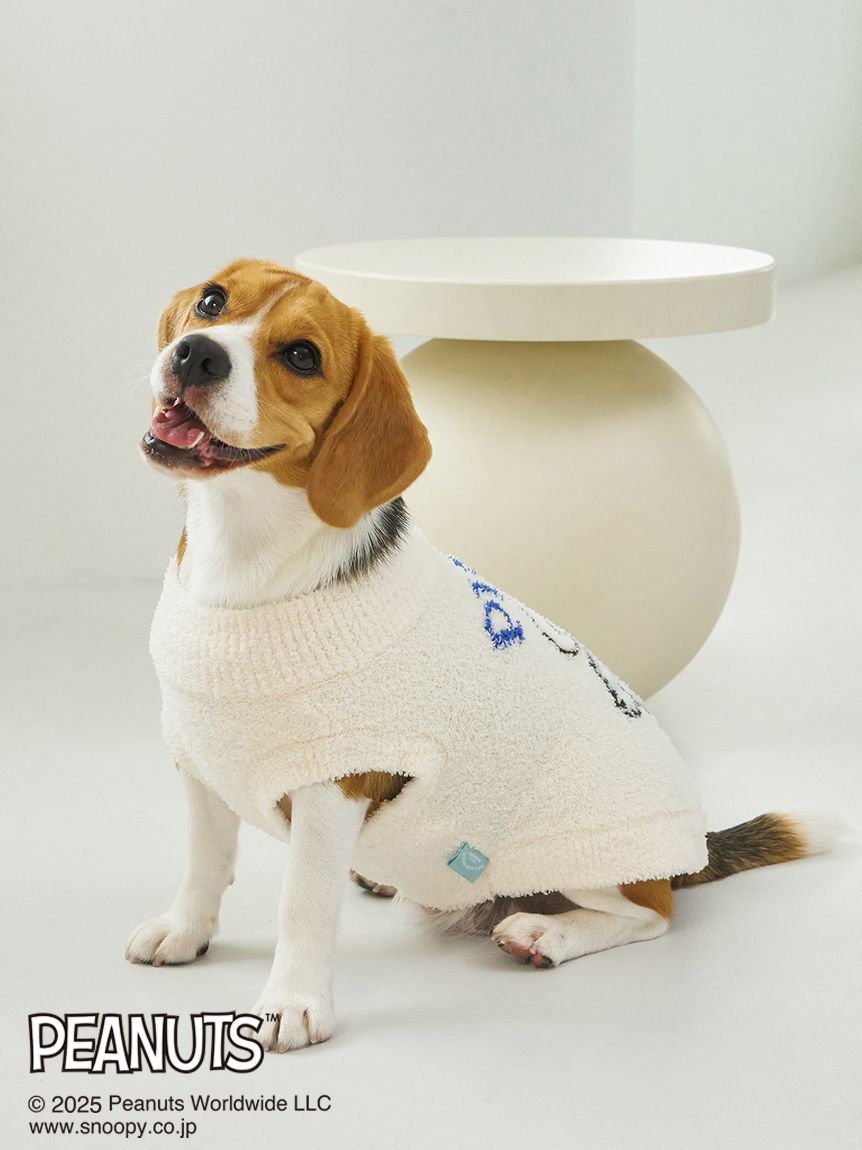 PEANUTS】【CAT&DOG】ラージサイズ オリジナルアート ジャガードプル