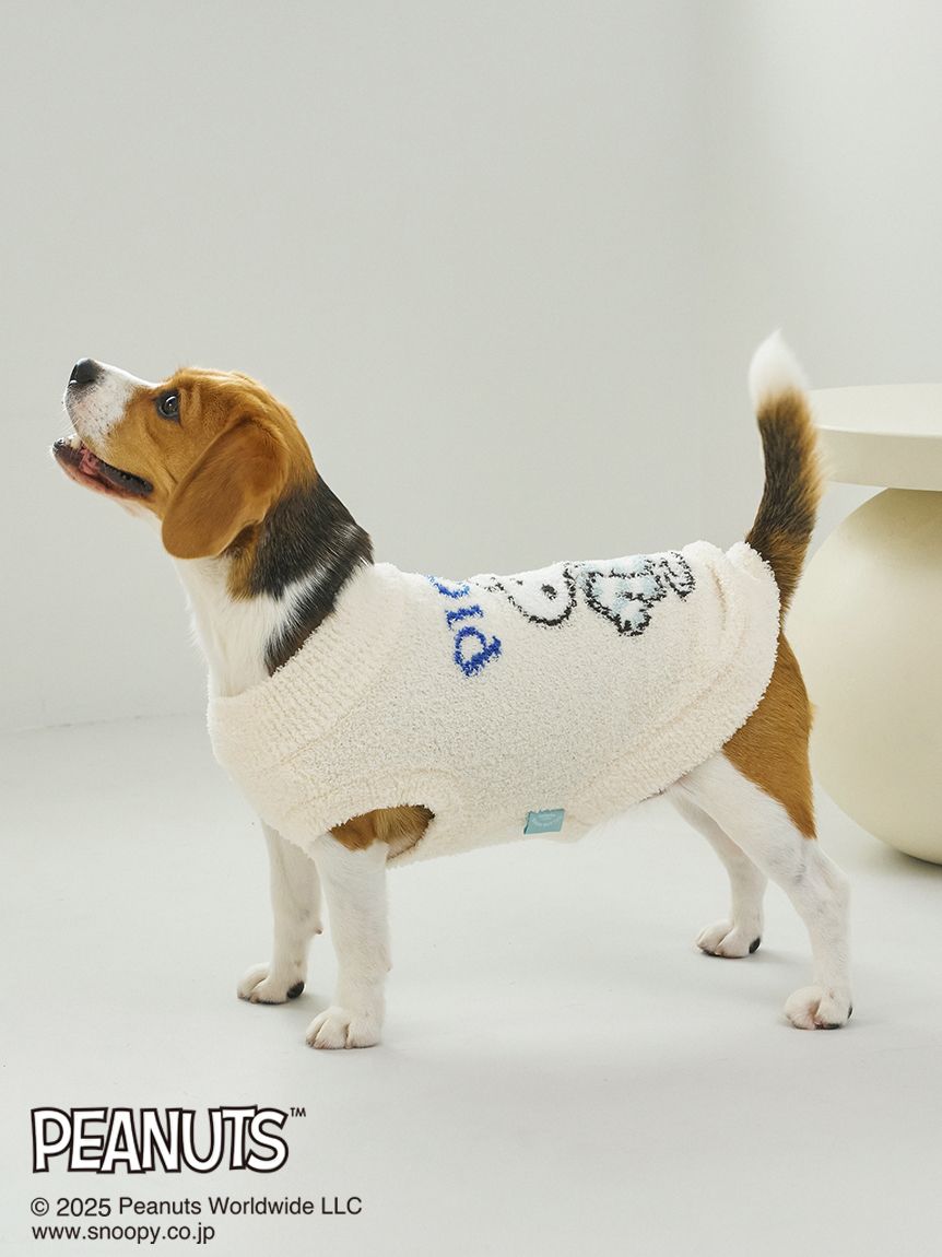 PEANUTS】【CAT&DOG】ラージサイズ オリジナルアート ジャガードプル