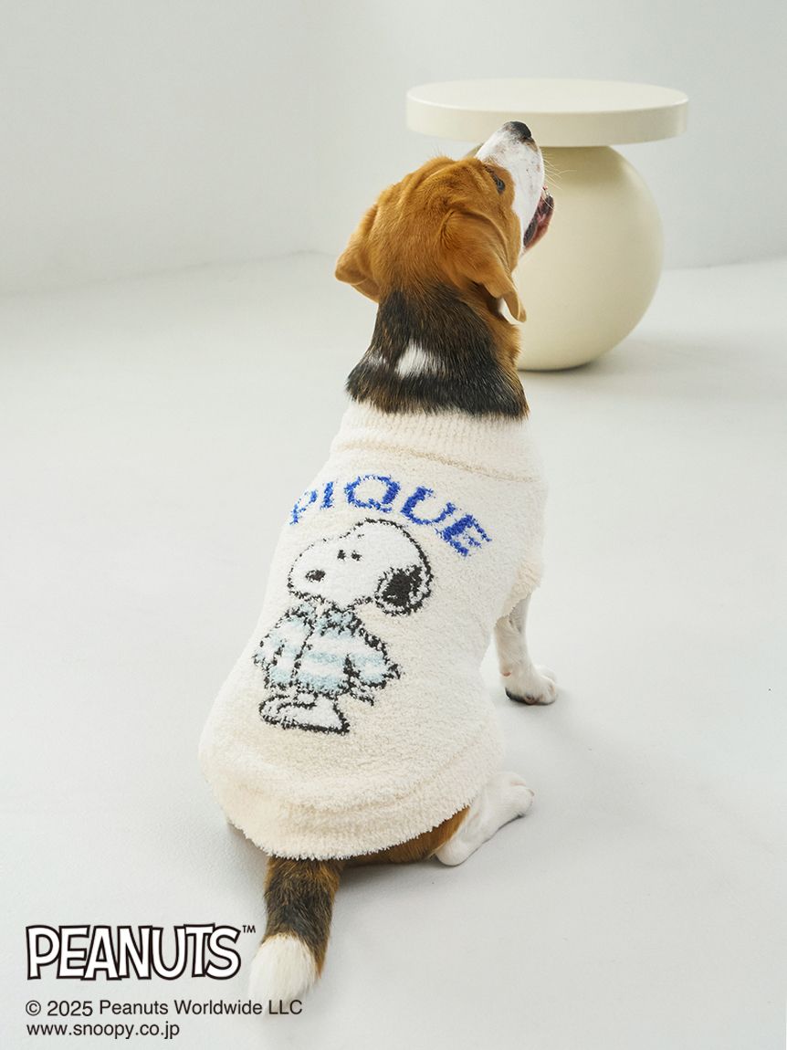 PEANUTS】【CAT&DOG】ラージサイズ オリジナルアート ジャガードプル
