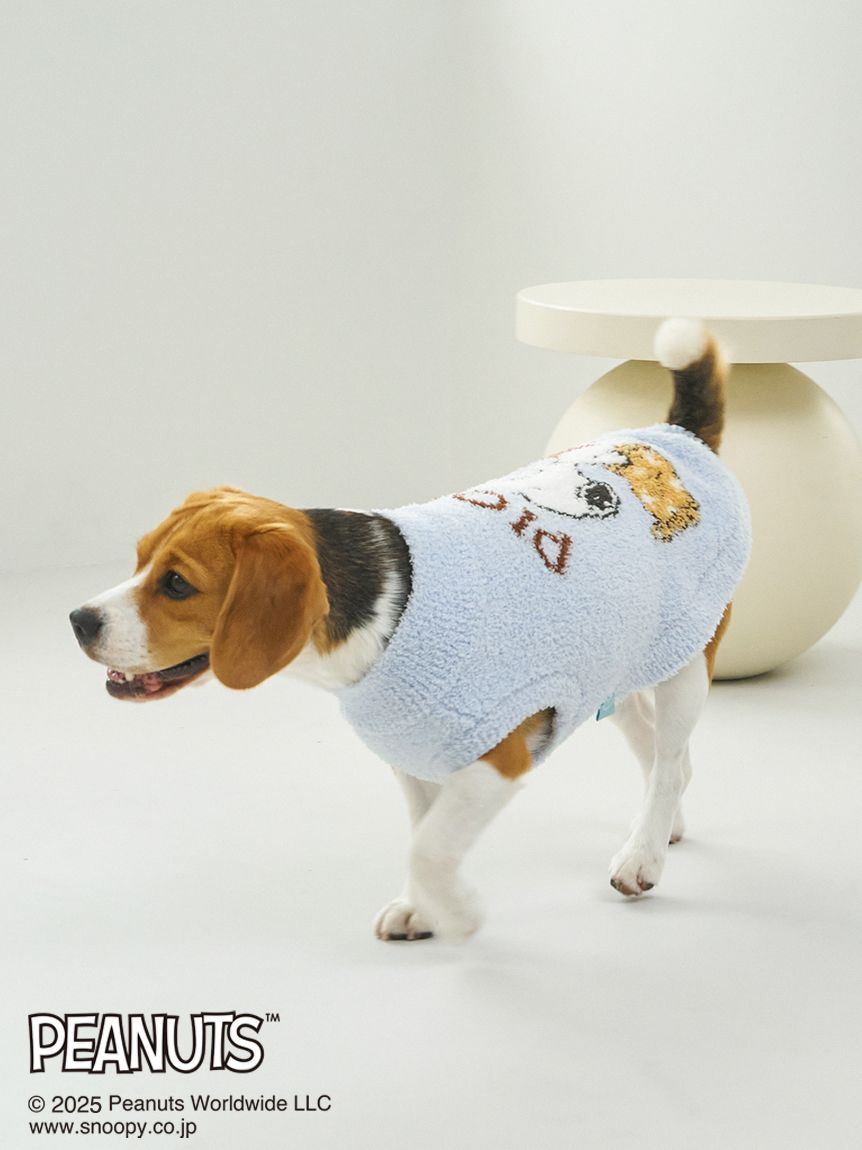 PEANUTS】【CAT&DOG】ラージサイズ オリジナルアート ジャガードプル