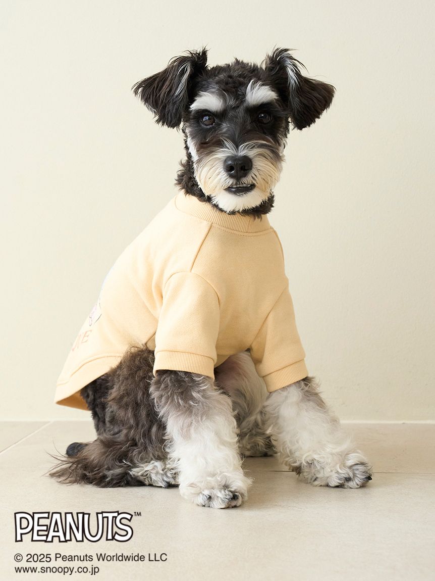 PEANUTS】【CAT&DOG】オリジナルアート 裏毛プルオーバー(ウェア