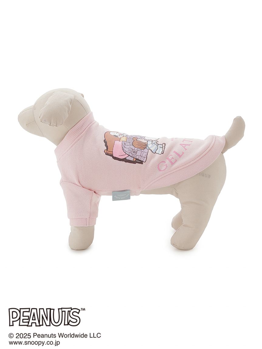 PEANUTS】【CAT&DOG】オリジナルアート 裏毛プルオーバー(ウェア