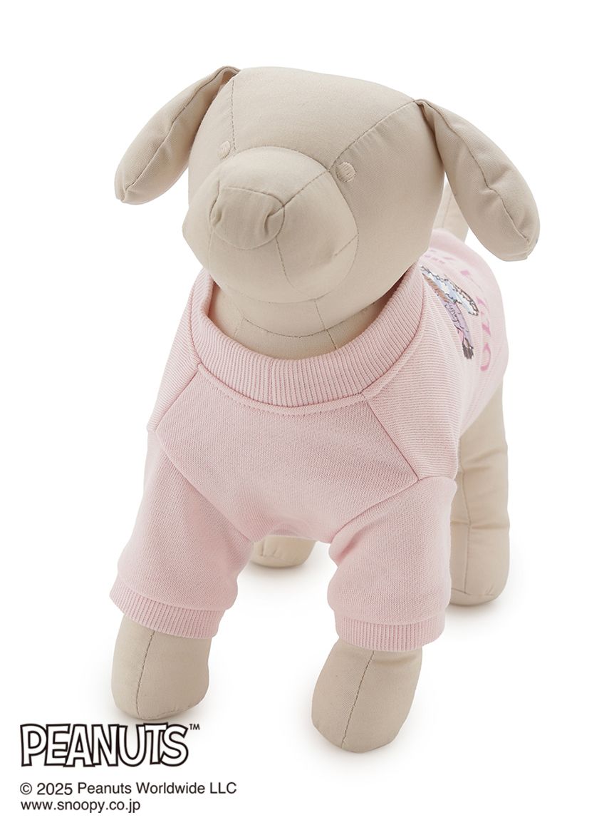 PEANUTS】【CAT&DOG】オリジナルアート 裏毛プルオーバー(ウェア