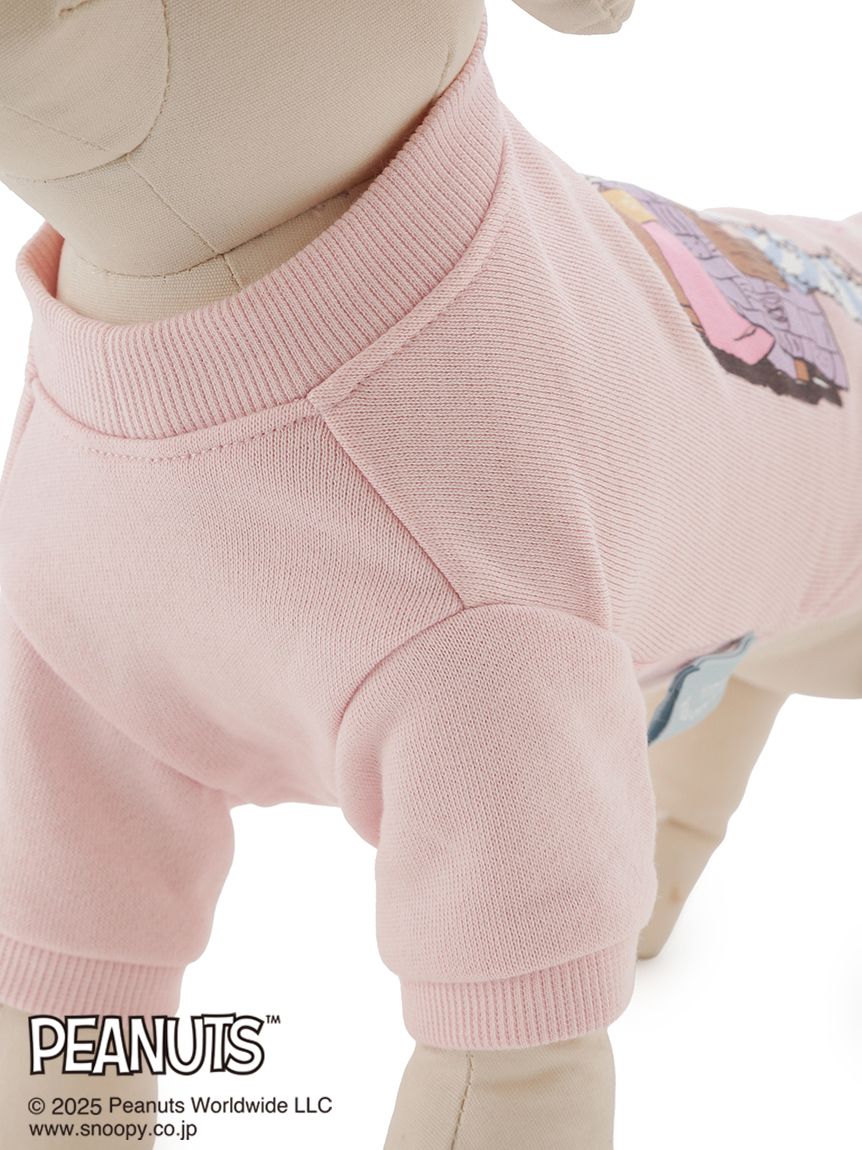 PEANUTS】【CAT&DOG】オリジナルアート 裏毛プルオーバー(ウェア