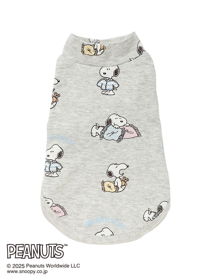 PEANUTS】【CAT&DOG】オリジナルアート 総柄プルオーバー(ウェア