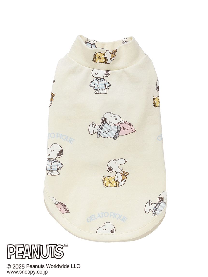 PEANUTS】【CAT&DOG】オリジナルアート 総柄プルオーバー(ウェア