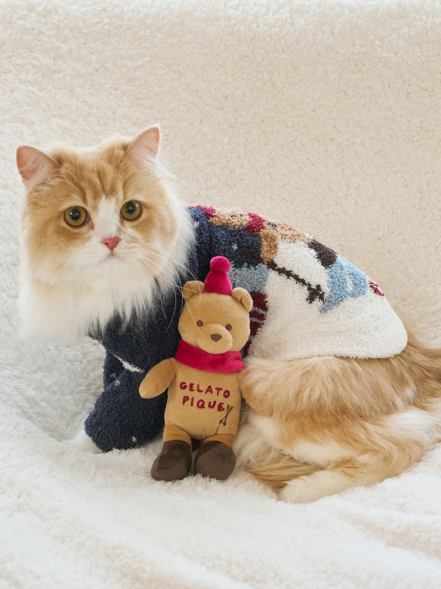 HOLIDAY】【CAT&DOG】スキーベアジャガードプルオーバー(ウェア