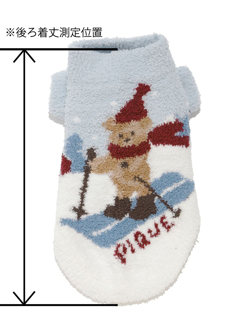 HOLIDAY】【CAT&DOG】スキーベアジャガードプルオーバー(ウェア