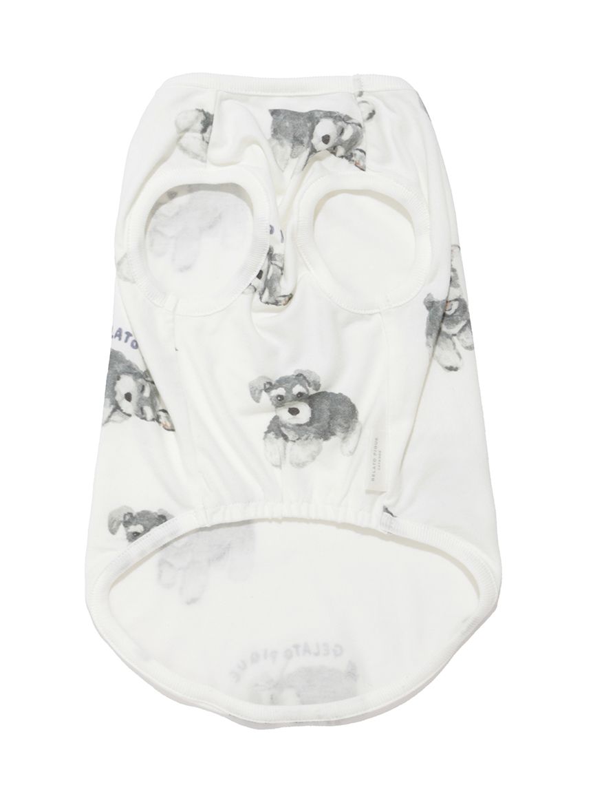 CAT&DOG】シュナウザー柄カットソープルオーバー(ウェア