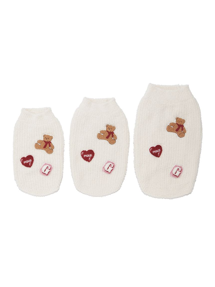 CAT&DOG】ベビモコベアサガラ刺繍プルオーバー(ウェア)｜ルームウェア