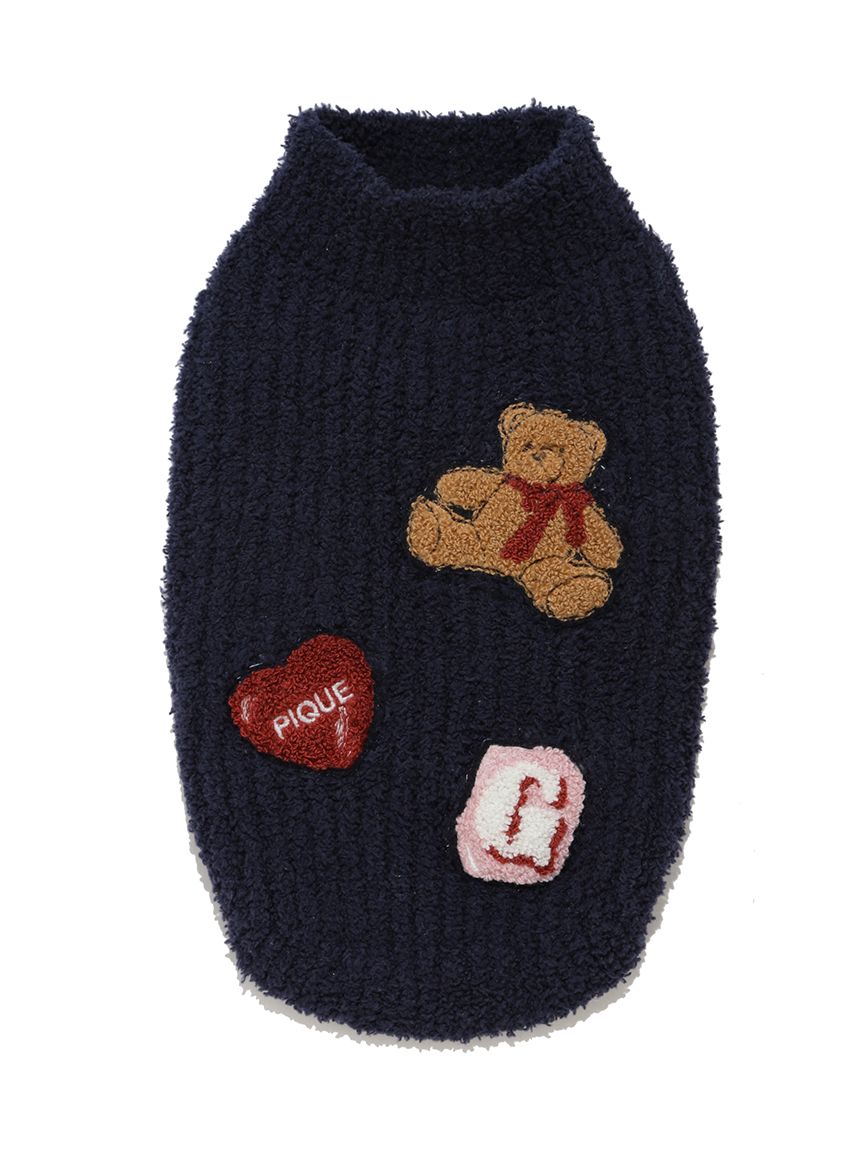 CAT&DOG】ベビモコベアサガラ刺繍プルオーバー(ウェア)｜ルームウェア