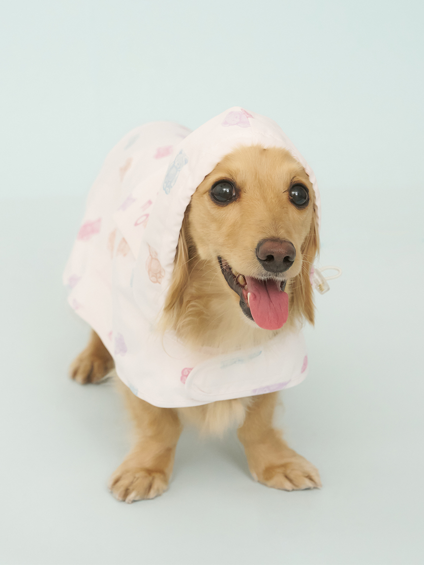 【CAT&DOG】ダックスフンドサイズレインポンチョ | PAGG259035
