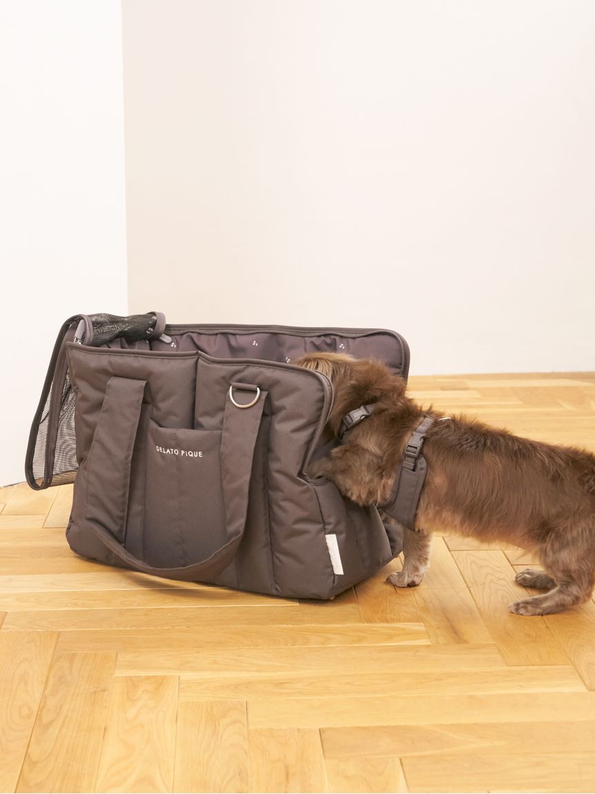 犬用品 ペットパラダイス チューリップ柄 あごのせキャリーバック Mサイズ