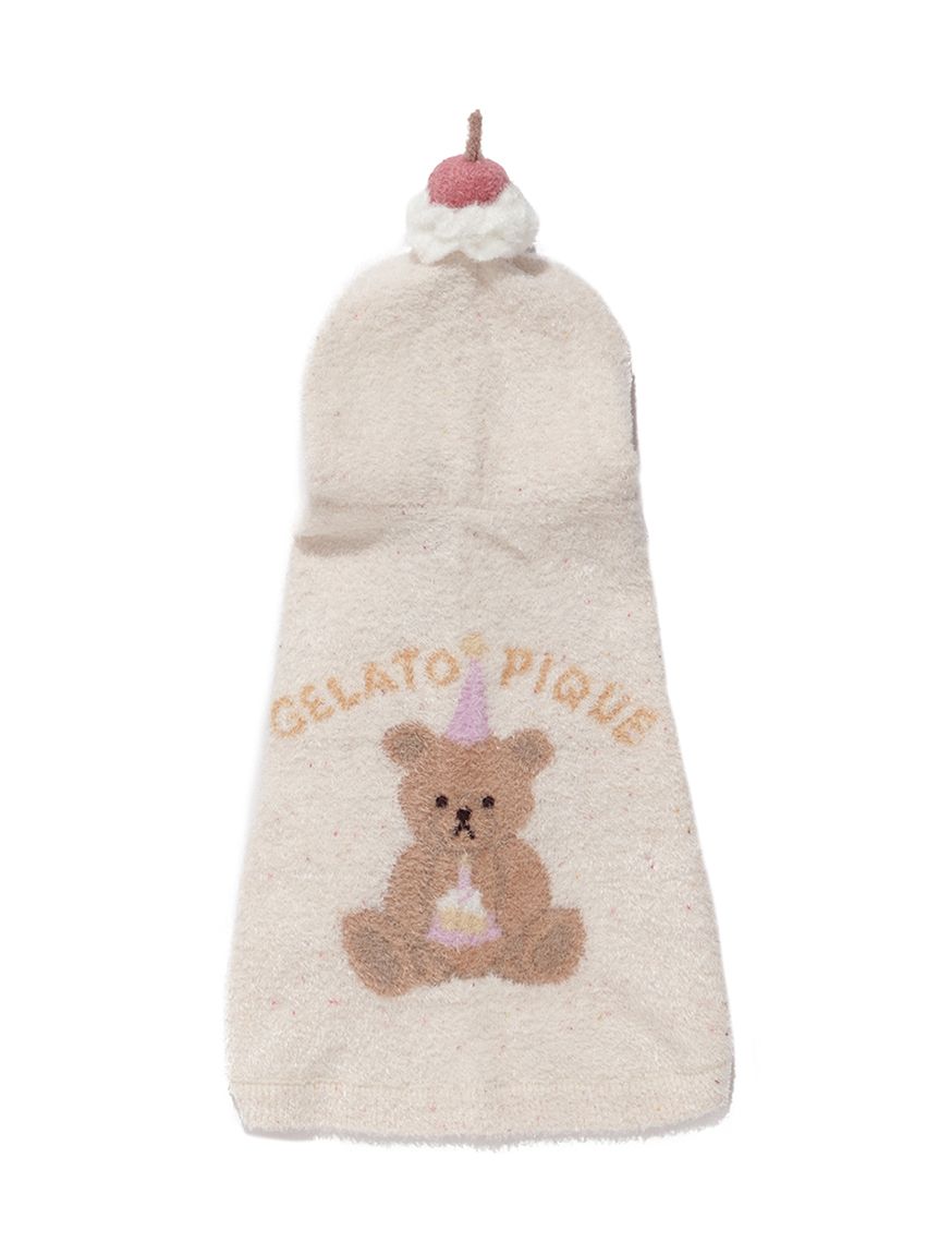 新品❤️2点ジェラートピケBirthdayスムーズィーカップケープルオーバー CAT&DOG】【Birthday】スムーズィーカップケーキジャガードプル