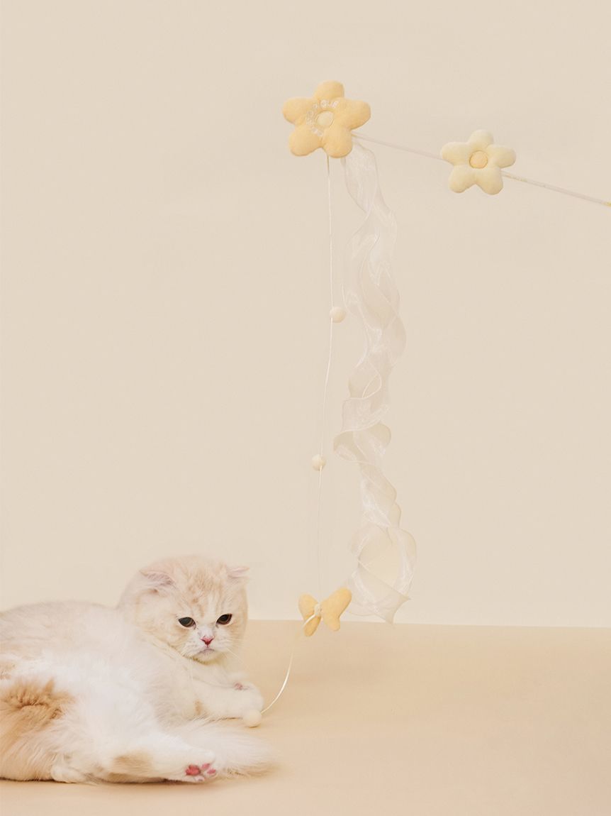 CAT&DOG】フラワーモチーフねこじゃらし(グッズ)｜ルームウェア