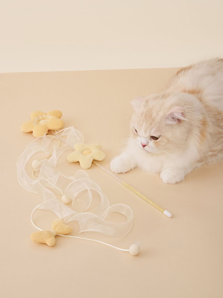 CAT&DOG】フラワーモチーフねこじゃらし(グッズ)｜ルームウェア