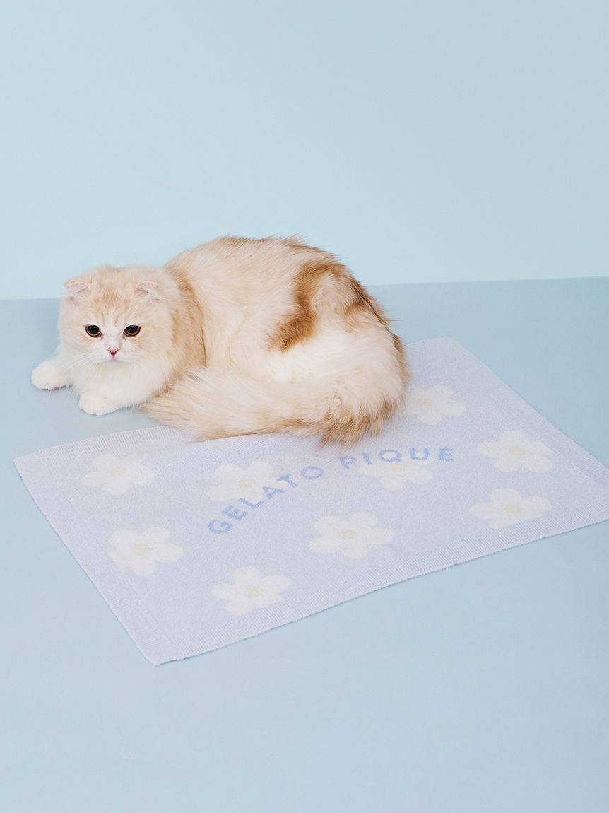 CAT&DOG】スムーズィーフラワージャガードブランケット(グッズ