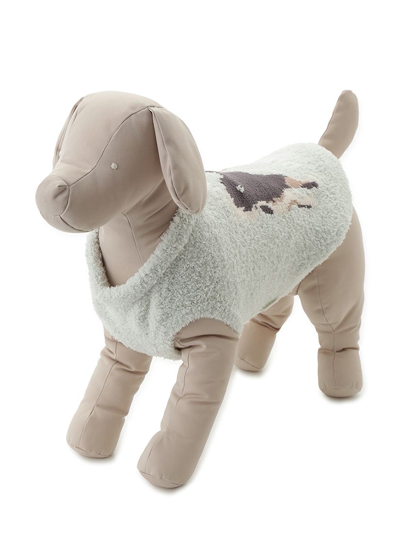 スムーズイー　柴犬　ジャガードプルオーバー＆ロングパンツセット ベージュ gelato pique（ジェラートピケ）【CAT&DOG】【販路限定商品】柴犬