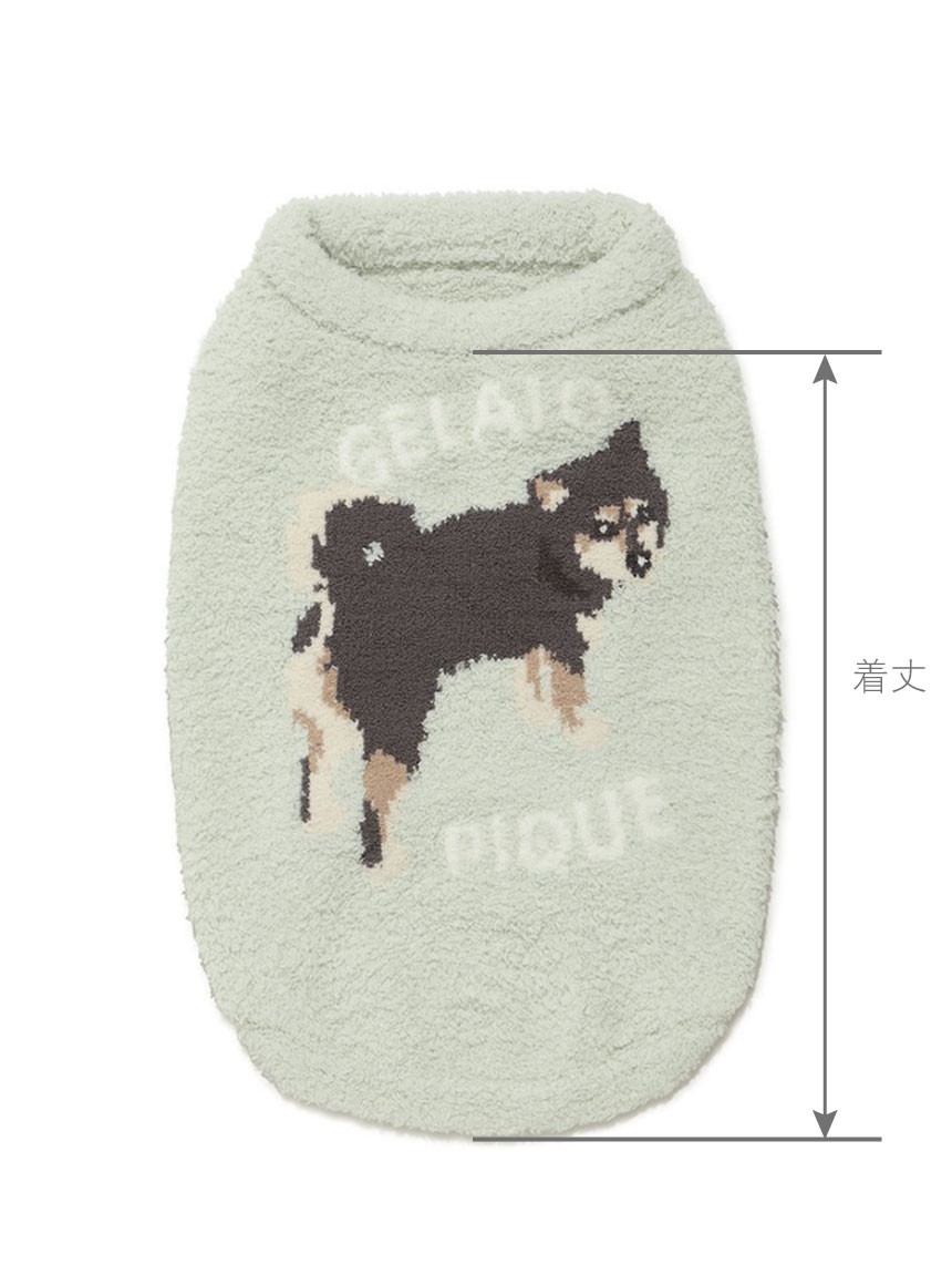 ☆数量限定・即完売品☆ ジェラピケ 柴犬セットアップ♡ベージュ・黒柴 新品未開封 CAT&DOG】柴犬ジャガードプルオーバー(ウェア)｜ルームウェア