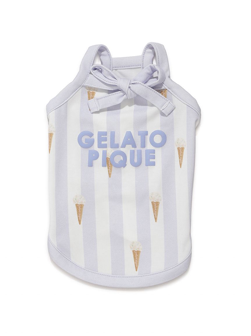GELATO PIQUE 犬用ハウス ストライプ CAT&DOG】【接触冷感】 ストライプ柄Coolingプルオーバー(ウェア