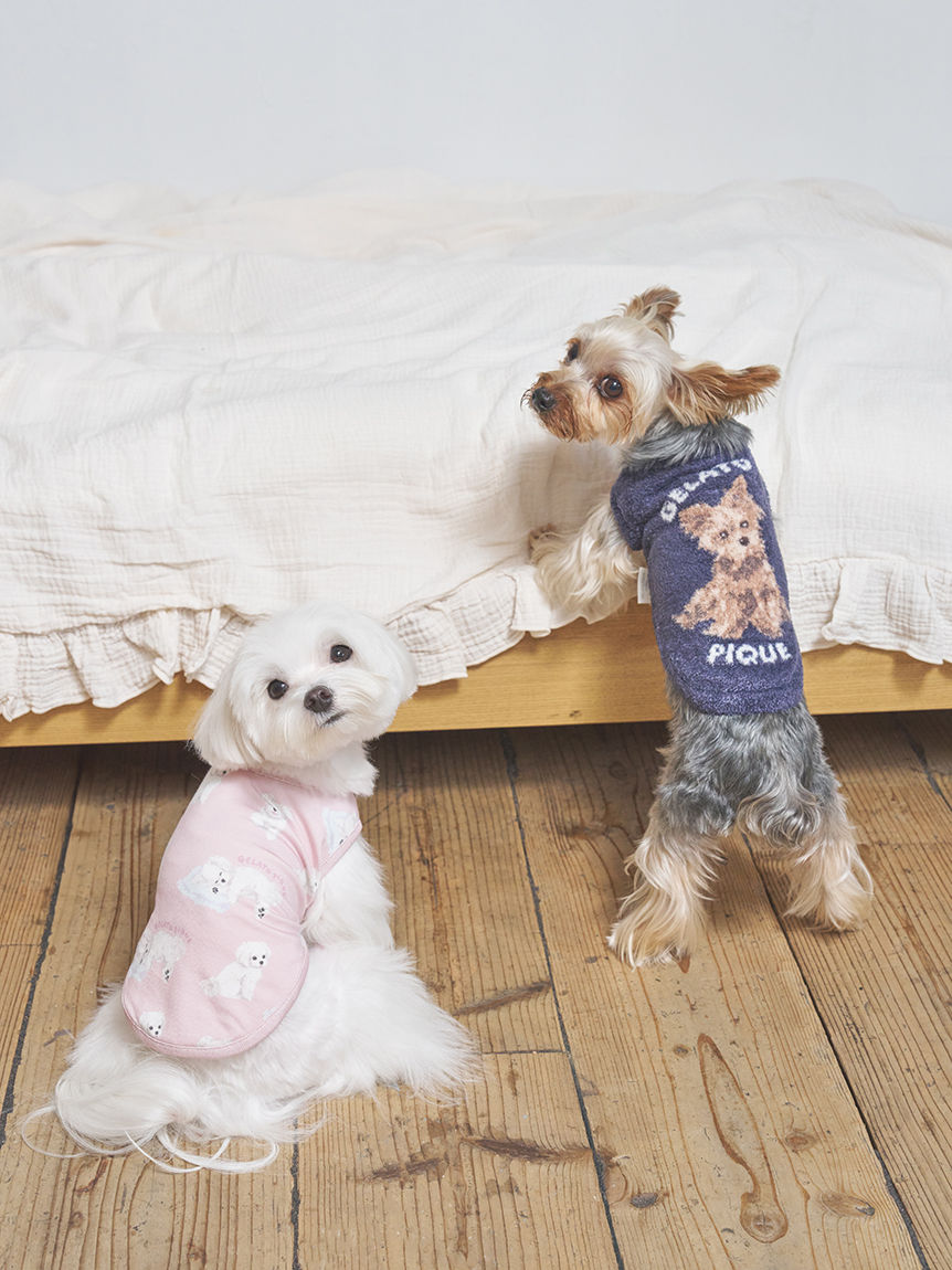 CAT&DOG】スムーズィーヨークシャーテリア柄プルオーバー(ウェア