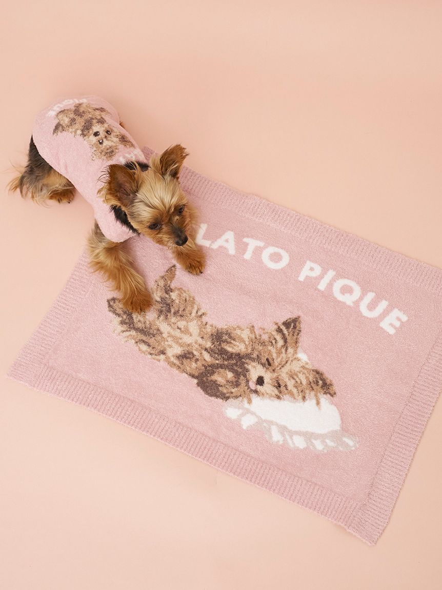 CAT&DOG】ヨークシャーテリア柄ブランケット(グッズ)｜ルームウェア