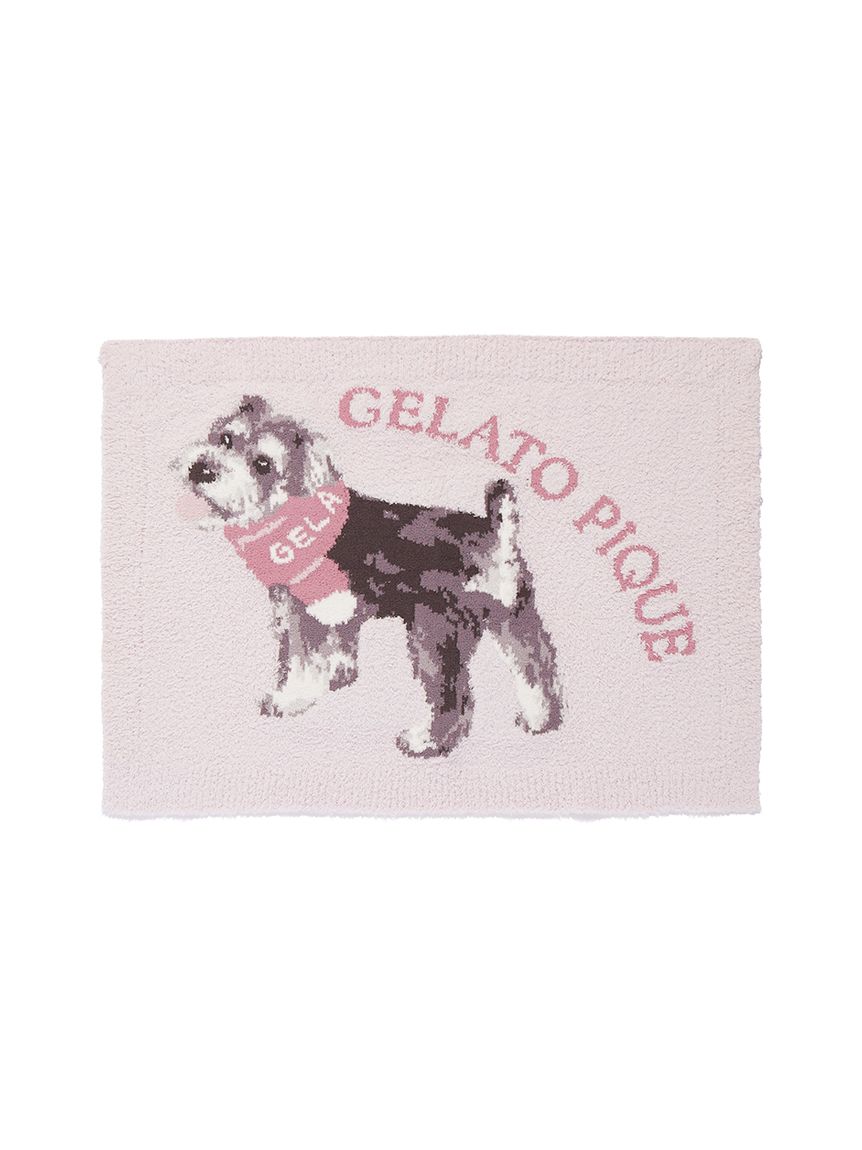 CAT&DOG】ベビモコシュナウザー柄ブランケット(グッズ)｜ルームウェア