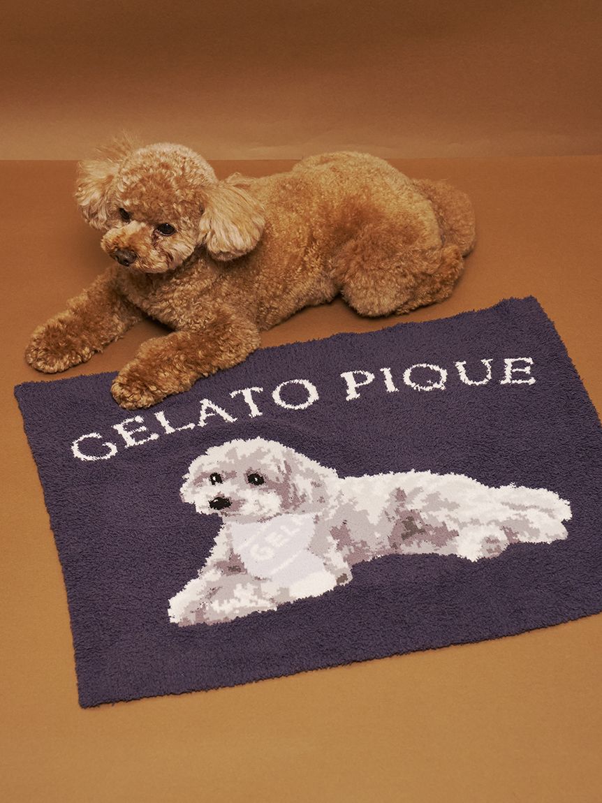 CAT&DOG】ベビモコトイプードル柄ブランケット(グッズ)｜ルームウェア