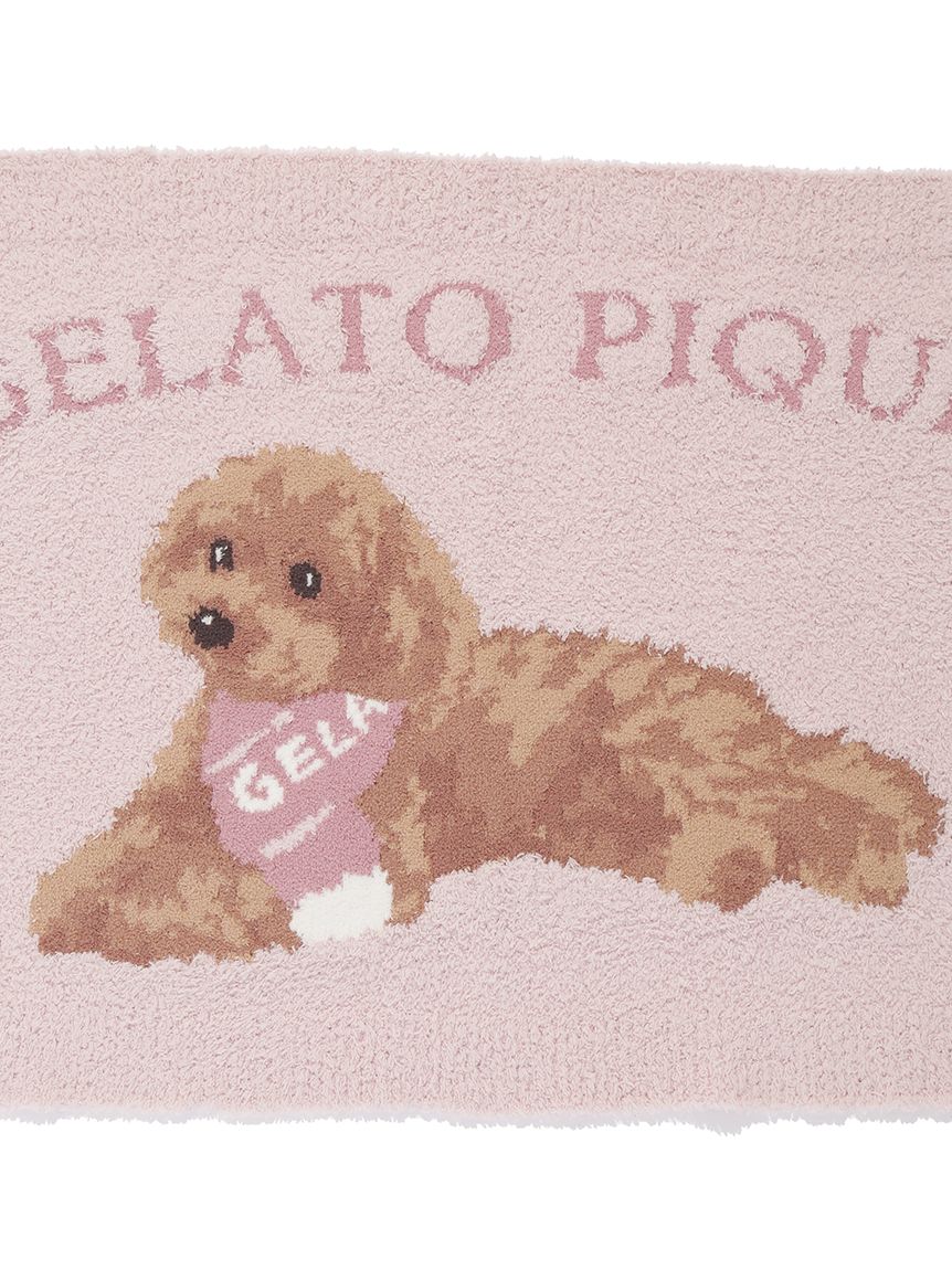CAT&DOG】ベビモコトイプードル柄ブランケット(グッズ)｜ルームウェア