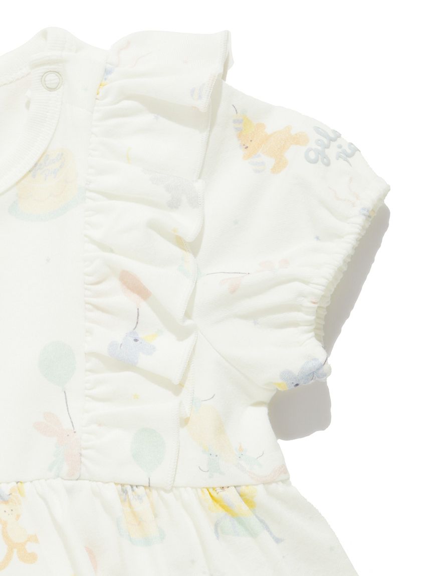 販路限定】【BABY】アニバーサリー柄ロンパース(ロンパース