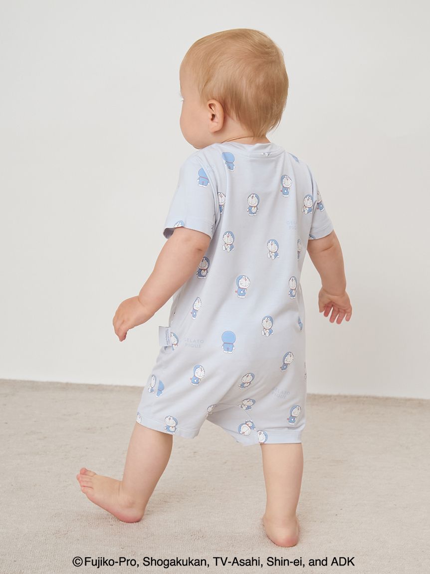 ドラえもん】【ベビー】総柄ロンパース(ロンパース)｜ルームウェア