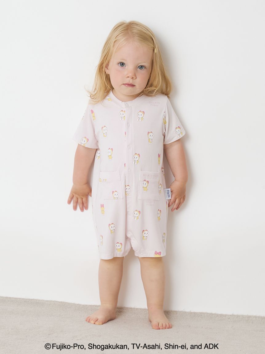 ドラえもん】【ベビー】総柄ロンパース(ロンパース)｜ルームウェア