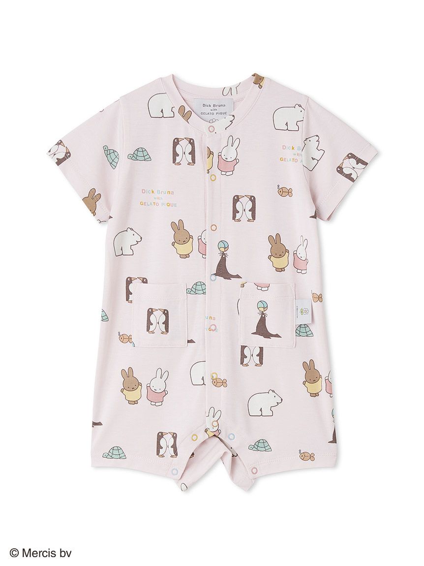 Dick Bruna】【BABY】【接触冷感】総柄ロンパース(ロンパース