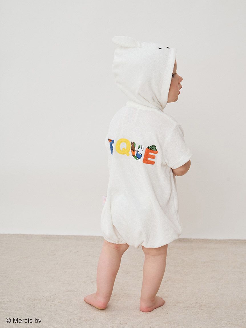 【ジェラートピケ】ミッフィー ロンパース Dick Bruna】【BABY】miffy パイルロンパース(ロンパース
